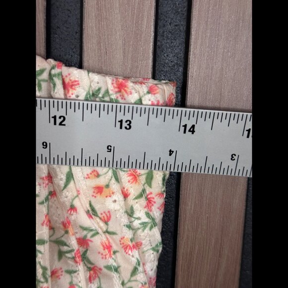 Ai Mi Li Dress Small A Line Minimalist Floral Holiday Prom Dress Spaghetti Strap - Picture 3 of 5